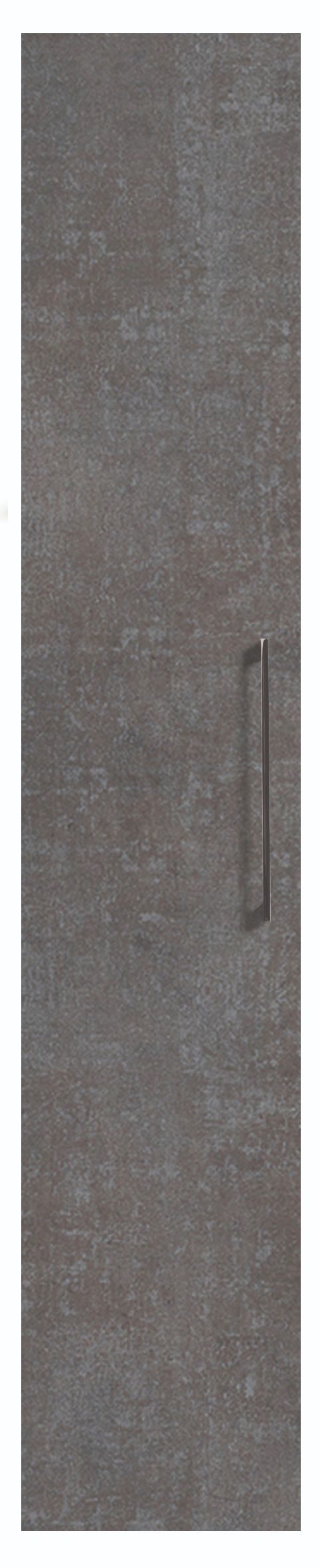 Bedroom Door Edged Vaasa Anthracite Metal Fabric